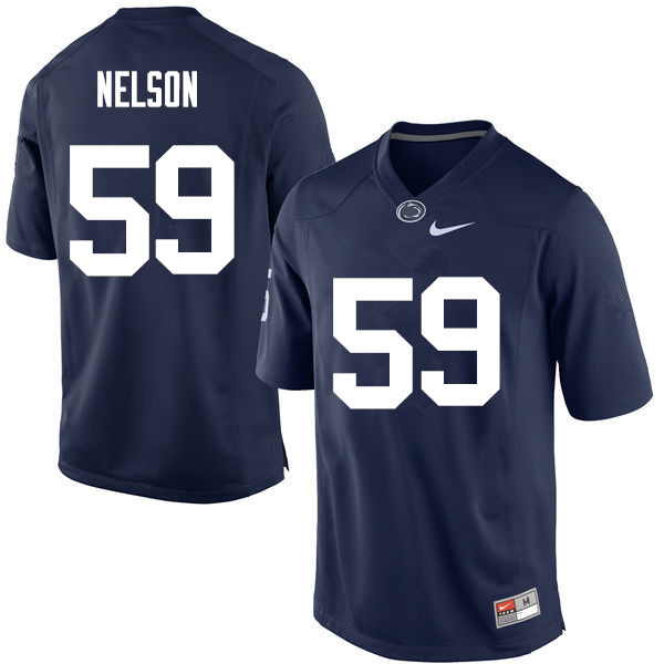 NCAA Nike Men's Penn State Nittany Lions Andrew Nelson #59 College Football Authentic Navy Stitched Jersey SXW3898JE